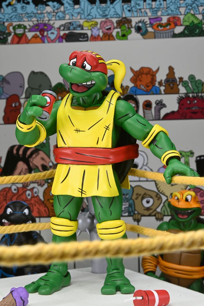 Teenage Mutant Ninja Turtles AF: Stump Wrestling Turtles 4er Set (Archie Comics) 15cm Teenage Mutant Ninja Turtles AF: Stump Wrestling Turtles 4er Set (Archie Comics) 15cm