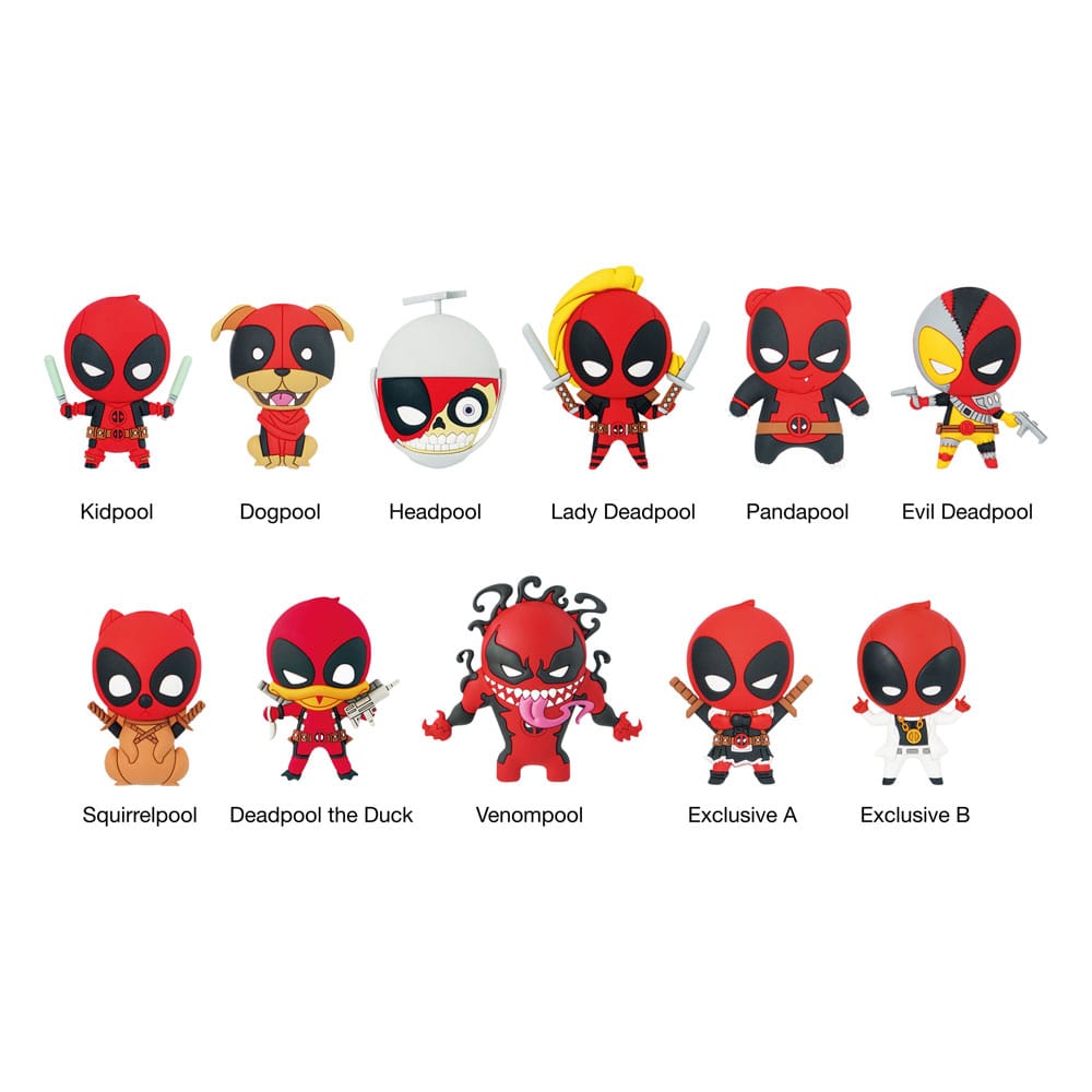 Deadpool: SAH Deadpool Blindbag Taschenanhänger Series 3