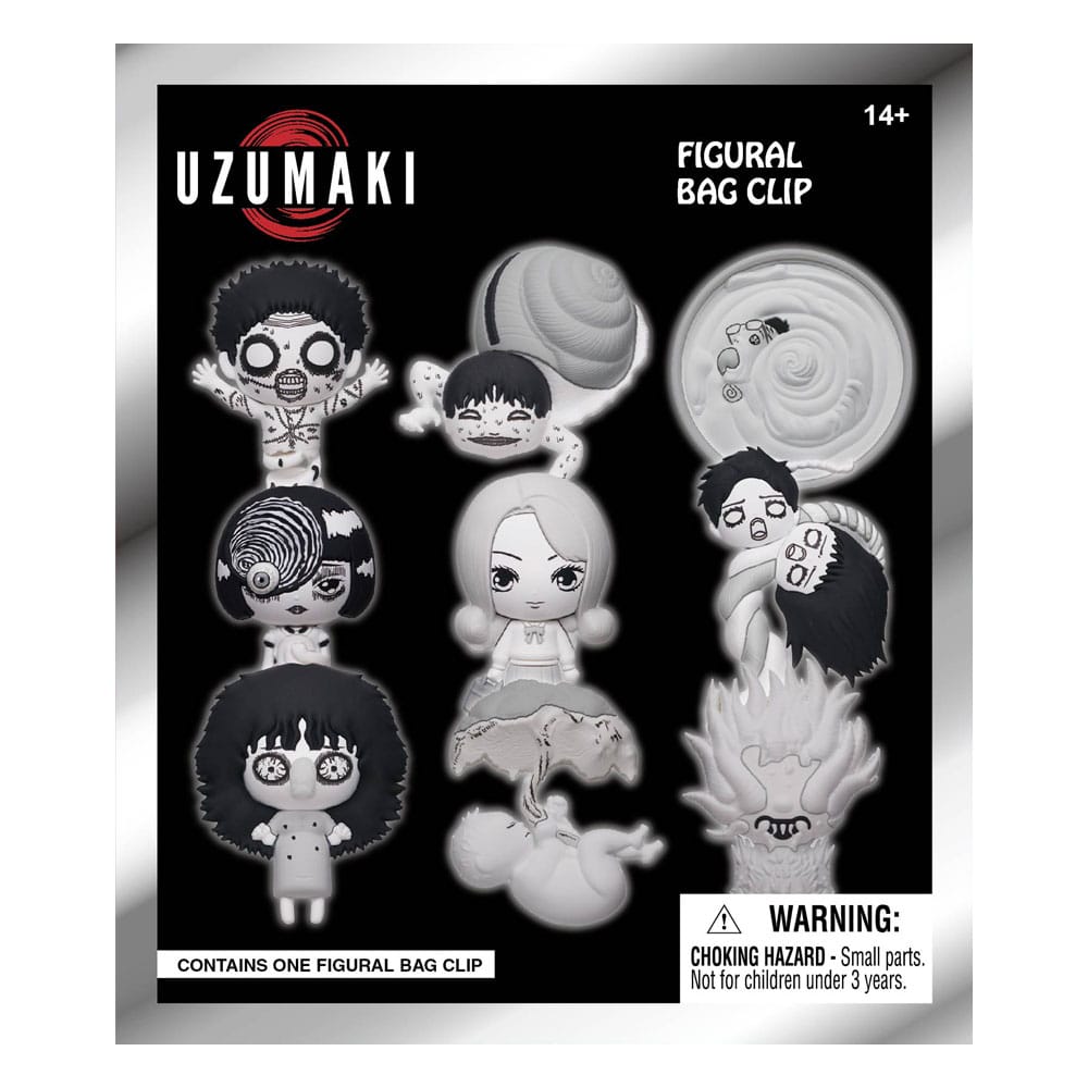 Junji Ito PVC: SAH Figural Bag Clip Uzumaki Series 1 Junji Ito PVC: SAH Figural Bag Clip Uzumaki Series 1