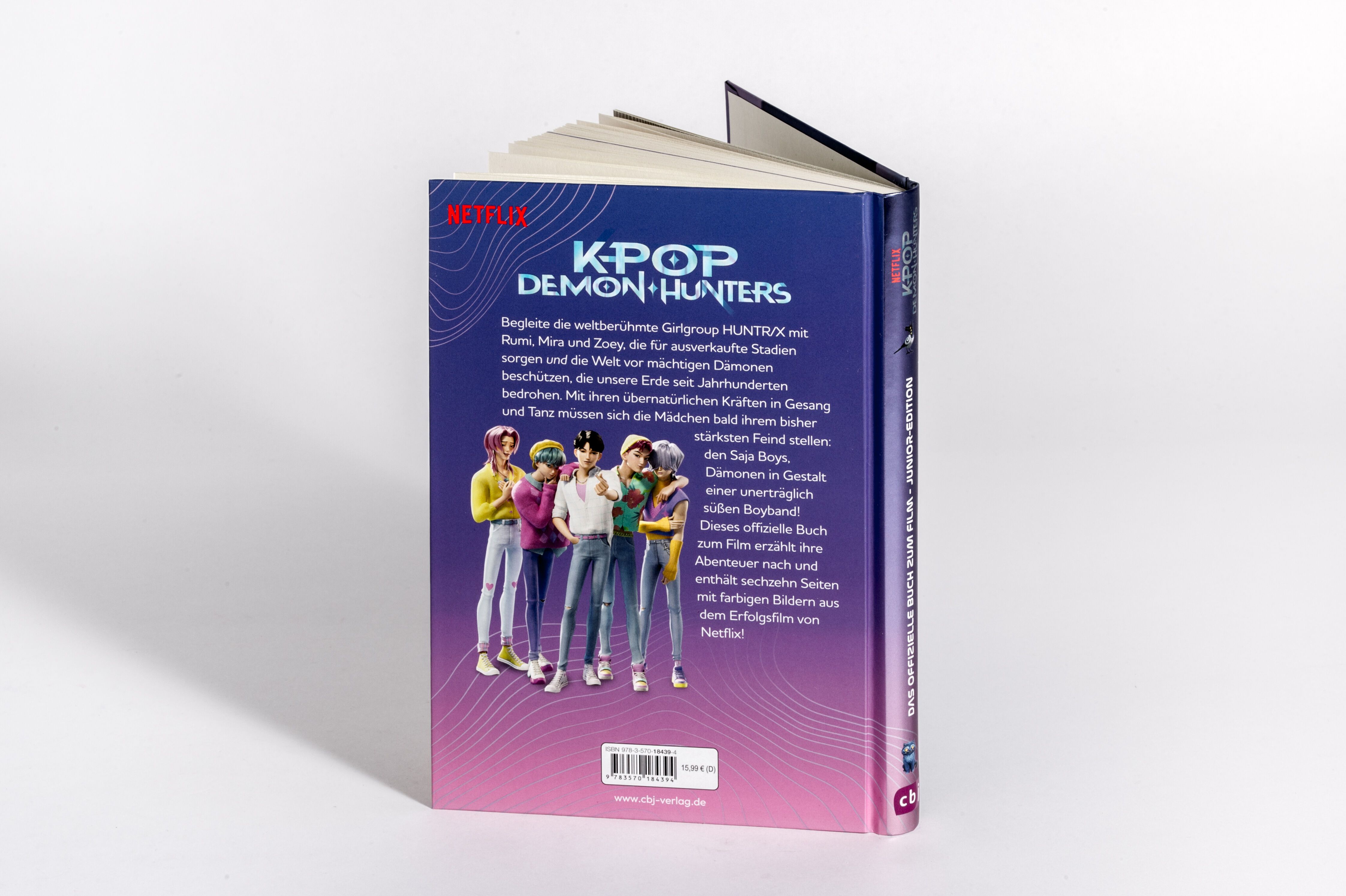 Kpop, Demon Hunters, Buch, Hardcover, Lila-Verlauf
