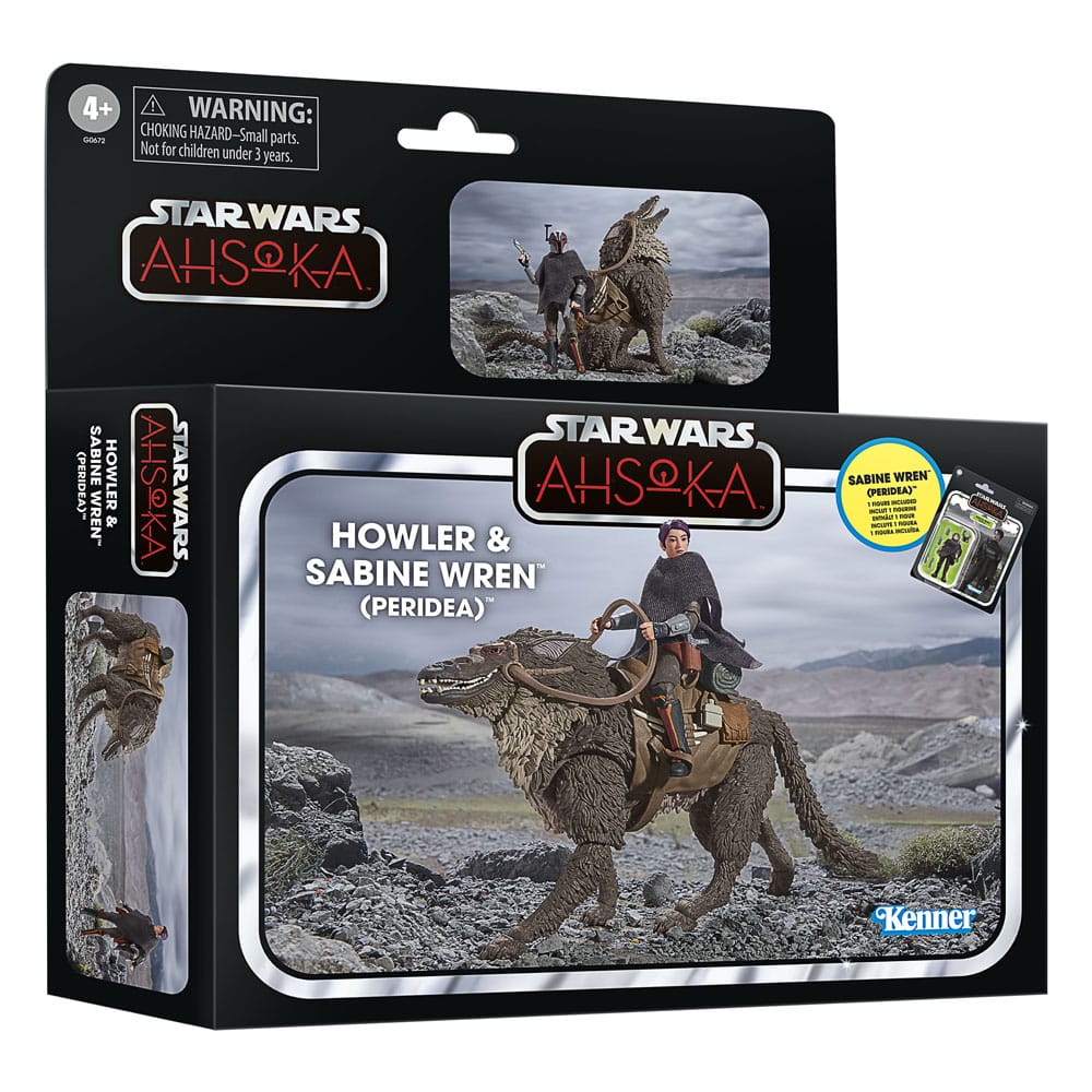 Star Wars AF: Vintage Collection Howler & Sabine Wren (Peridea) 10cm Person, Tier, Dinosaurier, Reptil