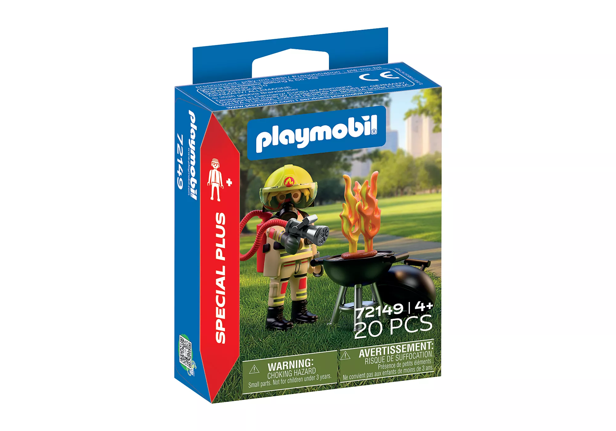 Playmobil, Feuerwehr, Grill, Figuren, 20 Stück
