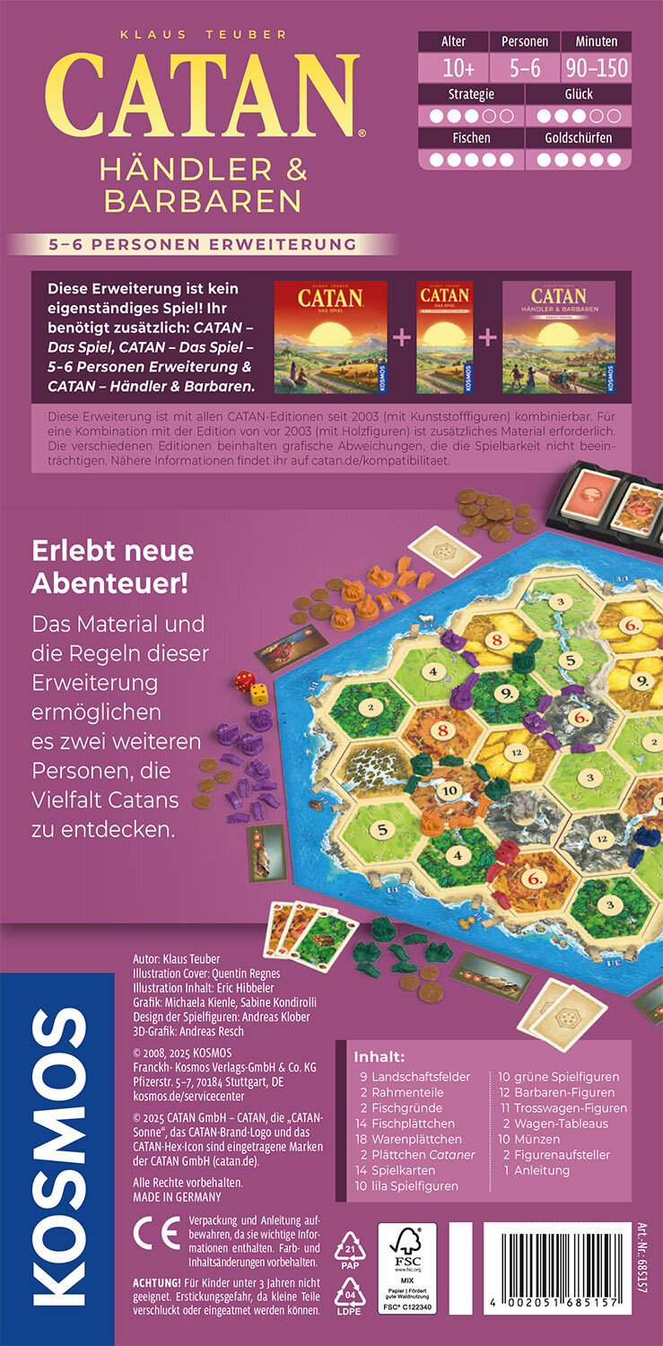 Catan: Händler & Barbaren 5/6 2025