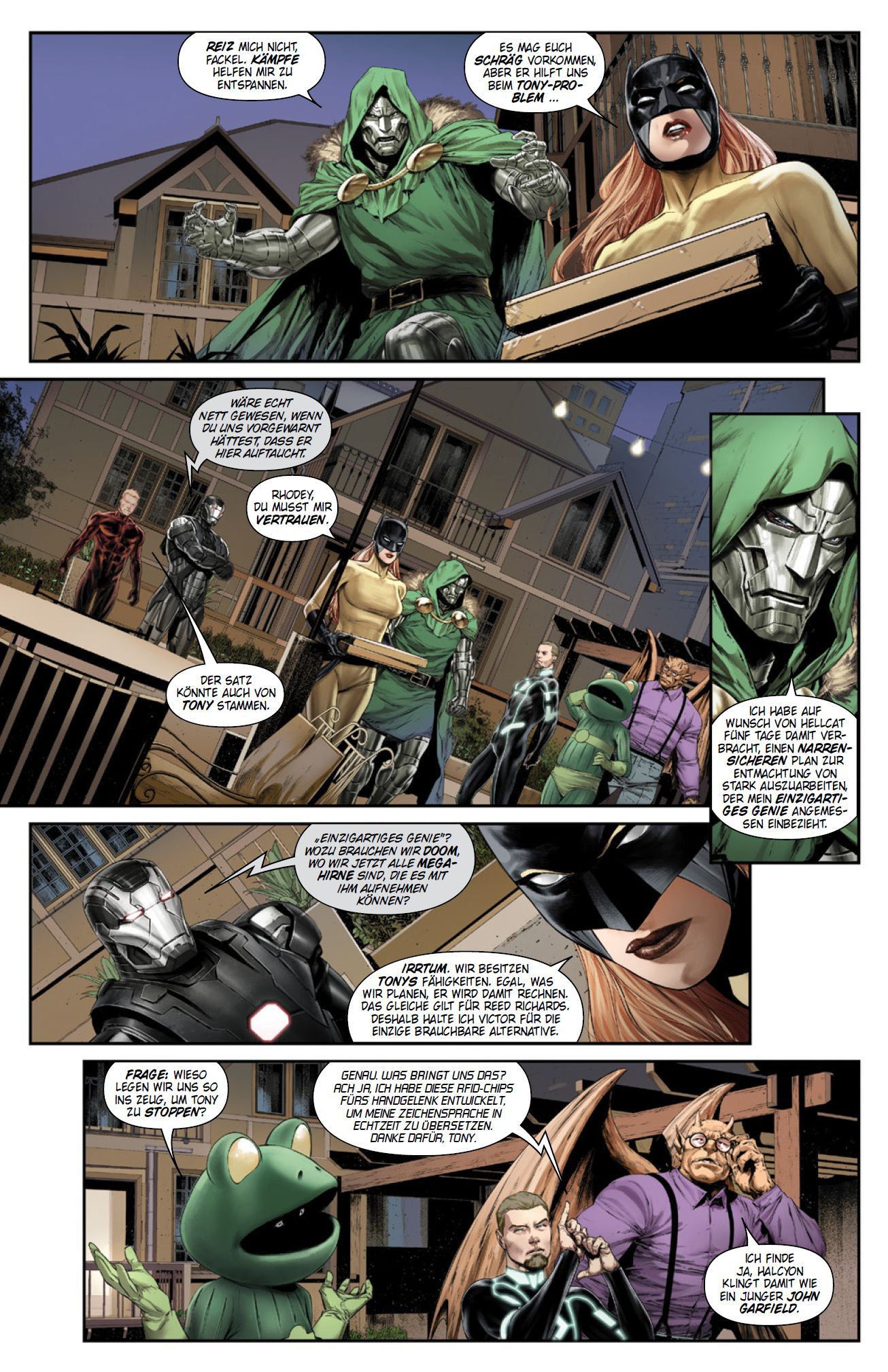 Iron Man: Der Eiserne Bd.3: Mann, Held und Gott Comic, Superhero, Dagger, Hooded, Green Cloak