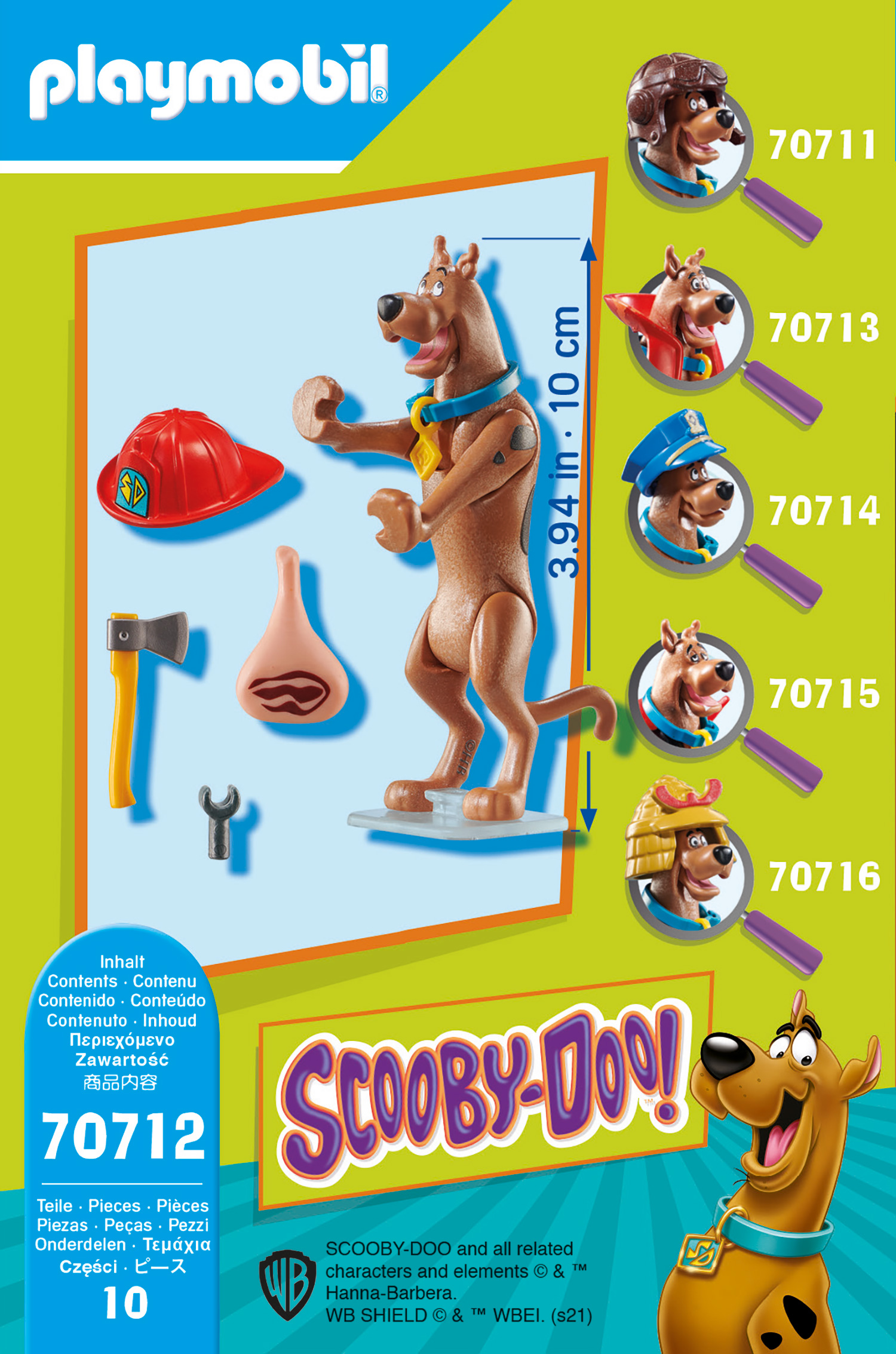 Playmobil: Scooby-Doo! - Sammelfigur Feuerwehrmann