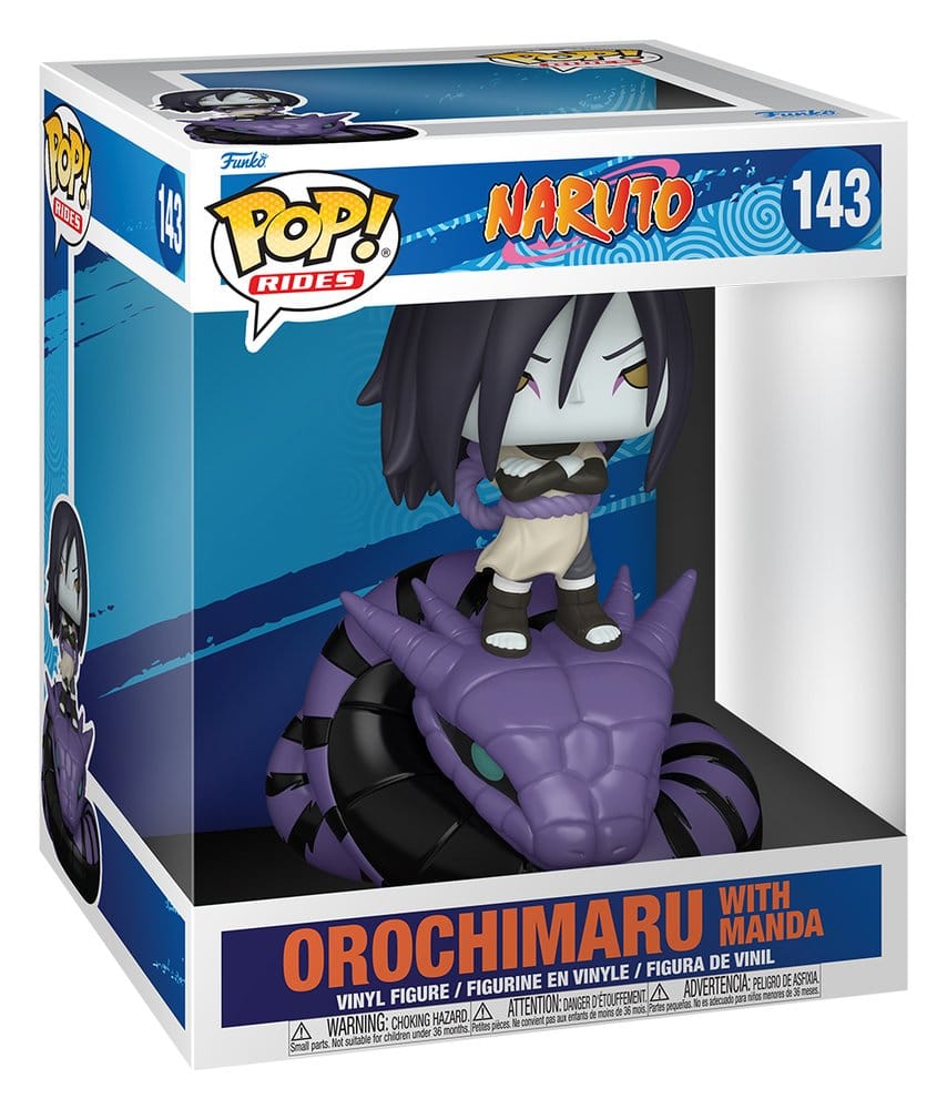 Naruto: POP Orochimaru with Manda (143) 15cm naruto, orochimaru, vinyl figure, dragon, action figure