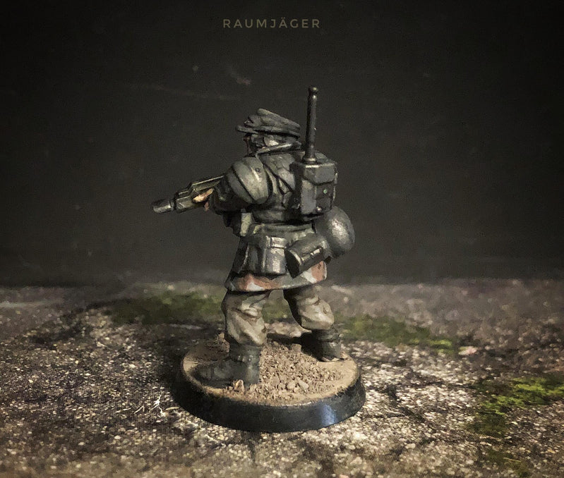 Miniatur, Soldat, Figur, Gelände, Rucksack