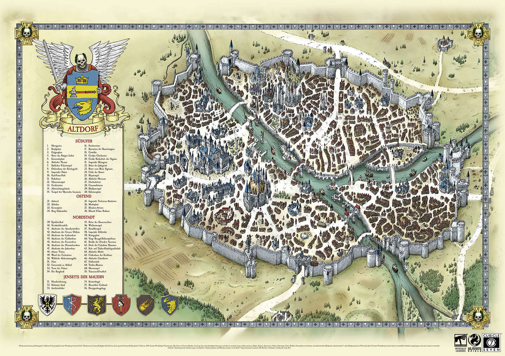 Warhammer RSP: Stadtplan Altdorf Warhammer RSP: Stadtplan Altdorf