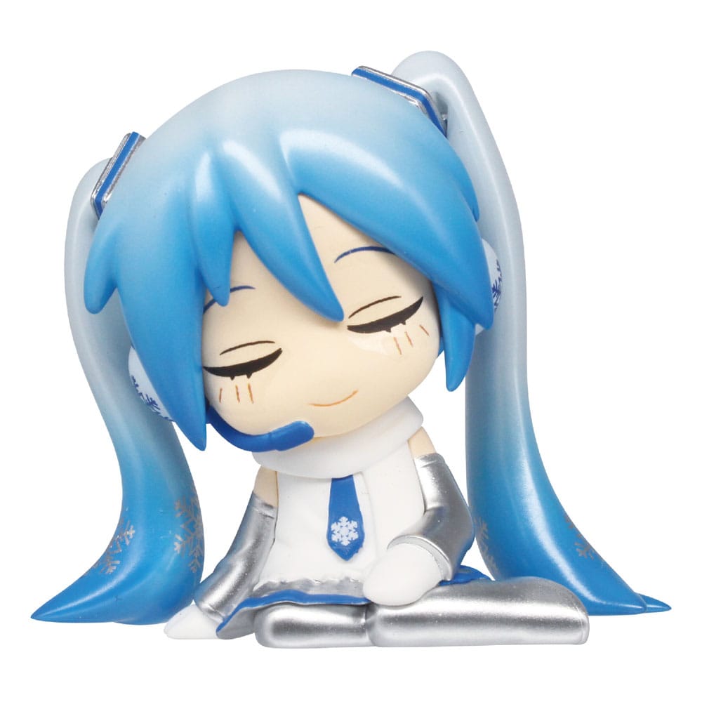 Hatsune Miku PVC: Blind Bag Twinchees Lil' Sleepers Serie 2 5cm Figur, Gesicht, Kopf, Person
