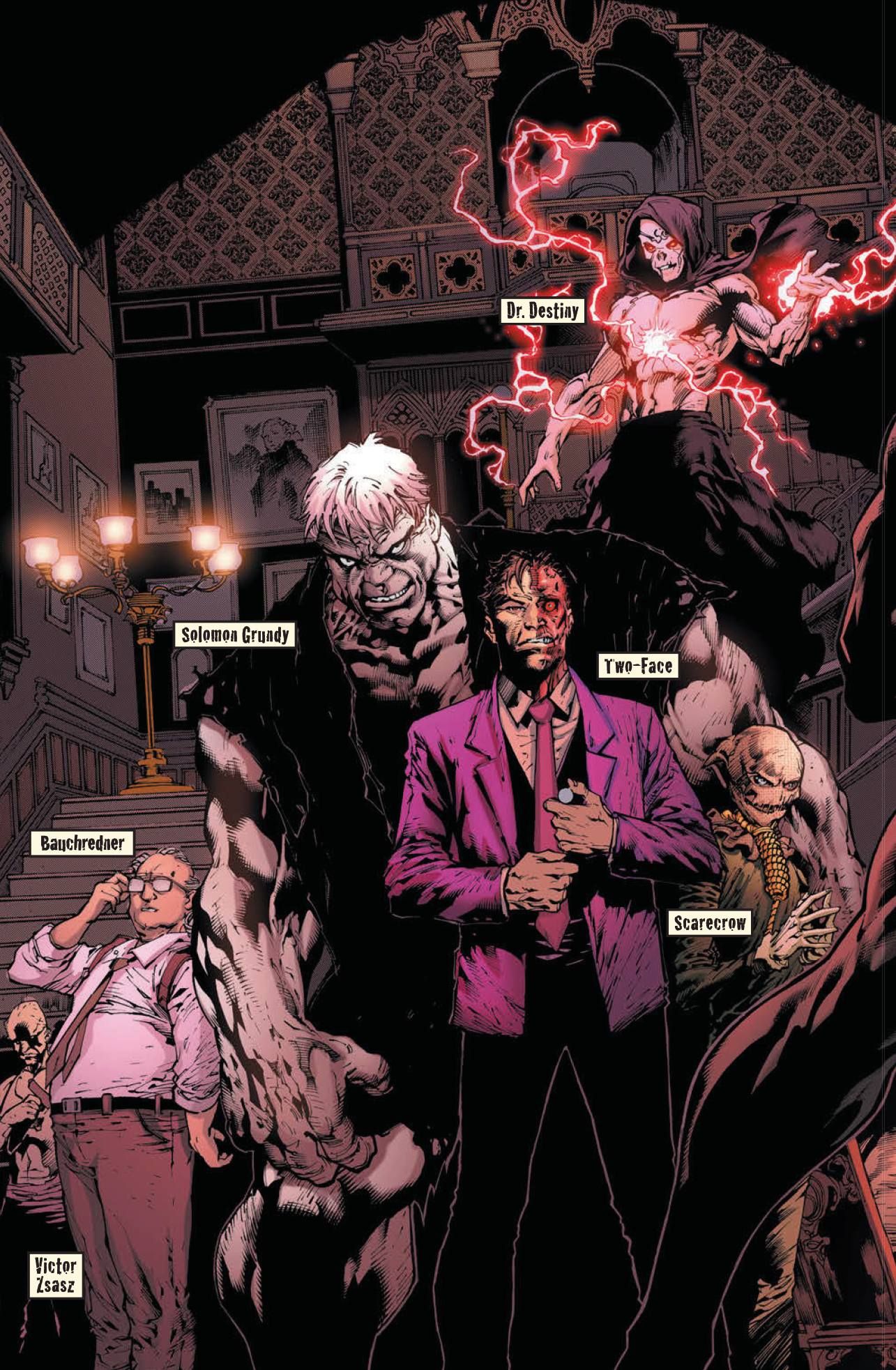 Deathstroke: Deathstroke in Arkham comic, illustration, supernatural, monsters, dress shirt