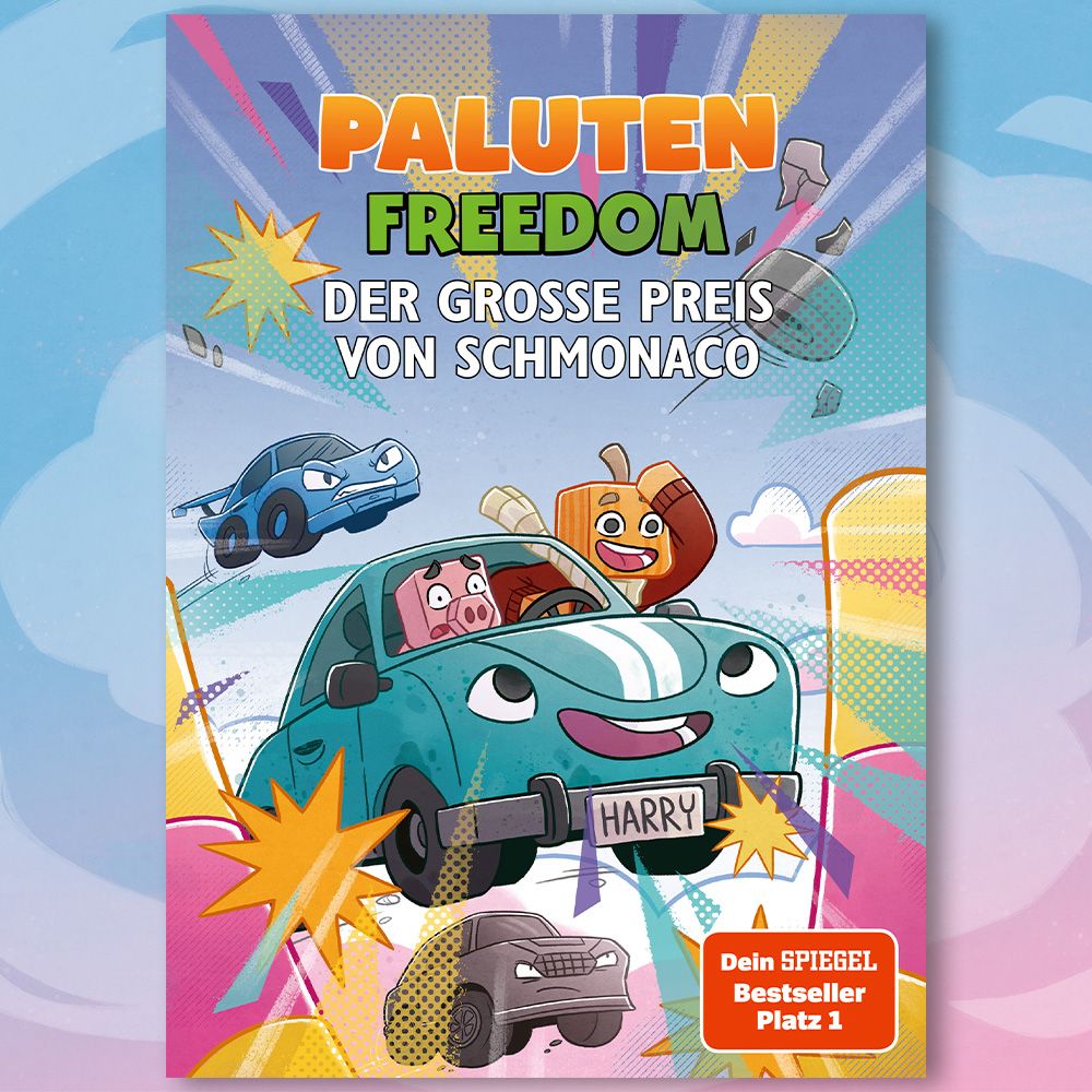 Comic, Kinderbuch, Auto, Motiv, Freundschaft