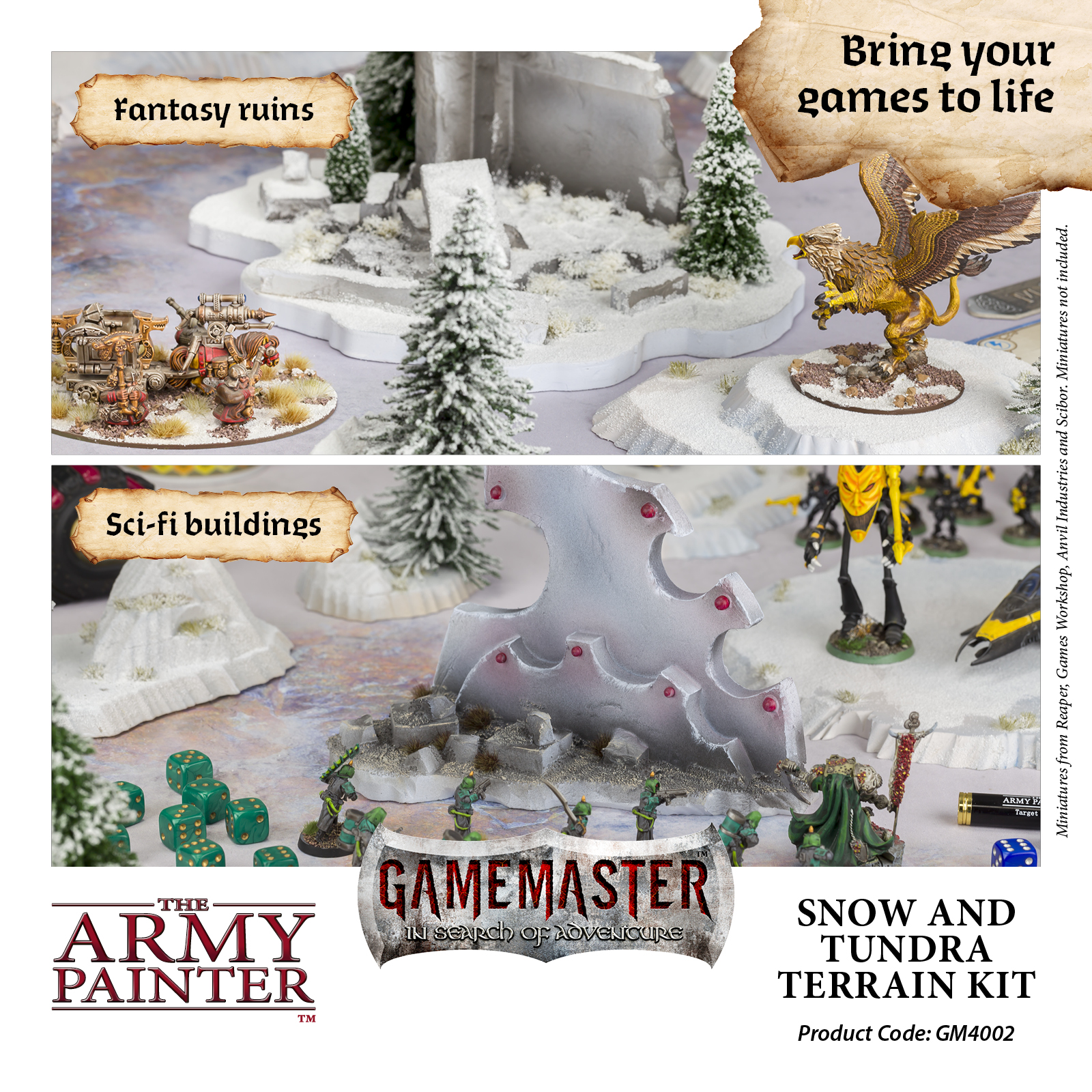 Army Painter: Gamemaster - Snow & Tundra Terain Kit Army Painter: Gamemaster - Snow & Tundra Terain Kit