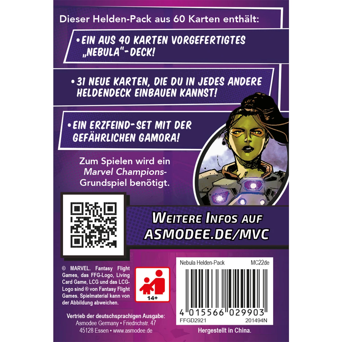 Marvel Champions LCG dt.: Nebula Helden-Pack Marvel Champions LCG dt.: Nebula Helden-Pack