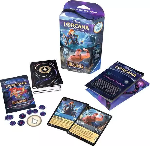 Lorcana TCG: Ursulas Rückkehr - Starter Deck B Herkules (Set 4) Lorcana TCG: Ursulas Rückkehr - Starter Deck B Herkules (Set 4)
