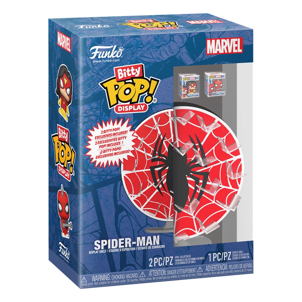 Spider-Man: POP Bitty Display + 2 Bittys (Spider-Woman/Spider-Punk)
