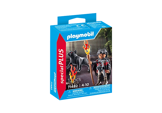 Playmobil: Special Plus - Krieger mit Wolf