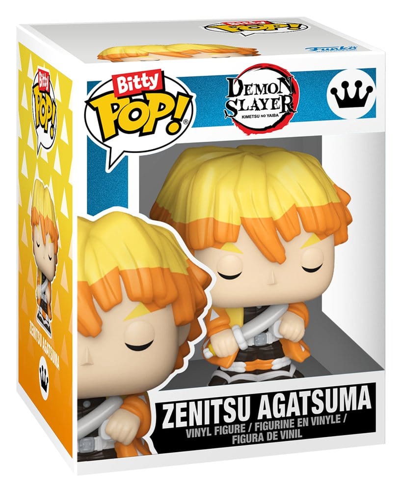 Vinylfigur, Demon Slayer, Zenitsu Agatsuma, Funko Pop, Orangene Haare
