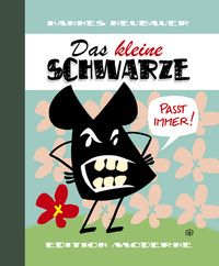 Kind, Schwarz, Mütze, Hund, Comic