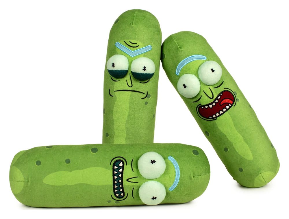 Rick and Morty: Plüsch Pickle Rick 38cm (3) Plushie, Klettergurke, Gurkenfigur, Kuscheltier, Witzfigur