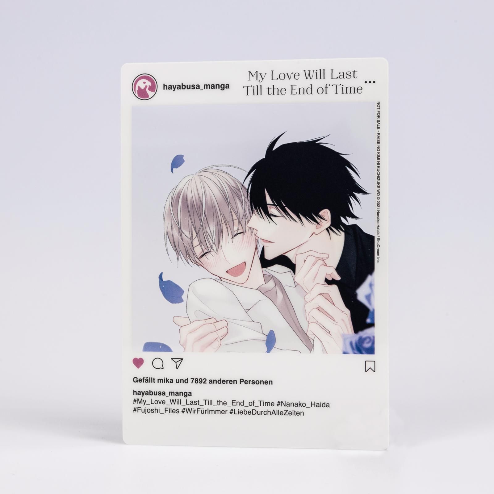 My Love Will Last Till the End of Time Manga, Poster, Romantik, Kuss, Paar