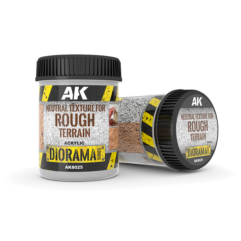 AK: NEUTRAL TEXTURE FOR ROUGH TERRAINS - 250ml - Base product (Acrylic) AK: NEUTRAL TEXTURE FOR ROUGH TERRAINS - 250ml - Base product (Acrylic)