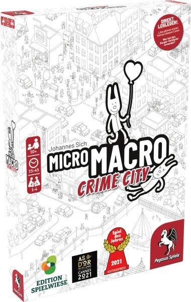 MicroMacro: Crime City (Edition Spielwiese) *Spiel des Jahres 2021* MicroMacro: Crime City (Edition Spielwiese) *Spiel des Jahres 2021*