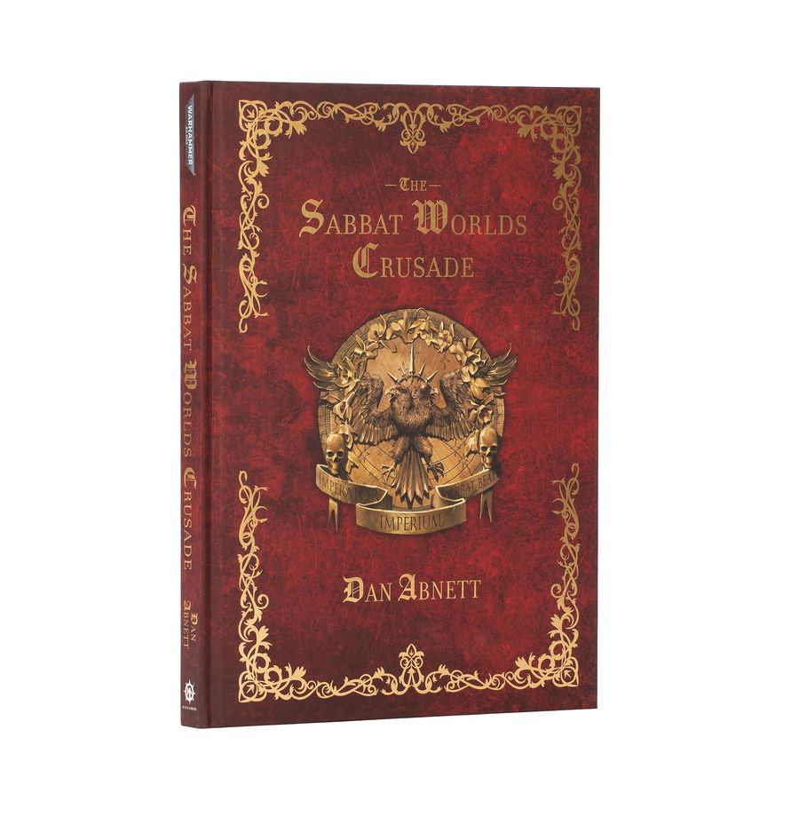 Warhammer 40K Novel: The Sabbat Worlds Crusade (A4 HB) Buch, Hardcover, Rot, ornat, Dekorativ