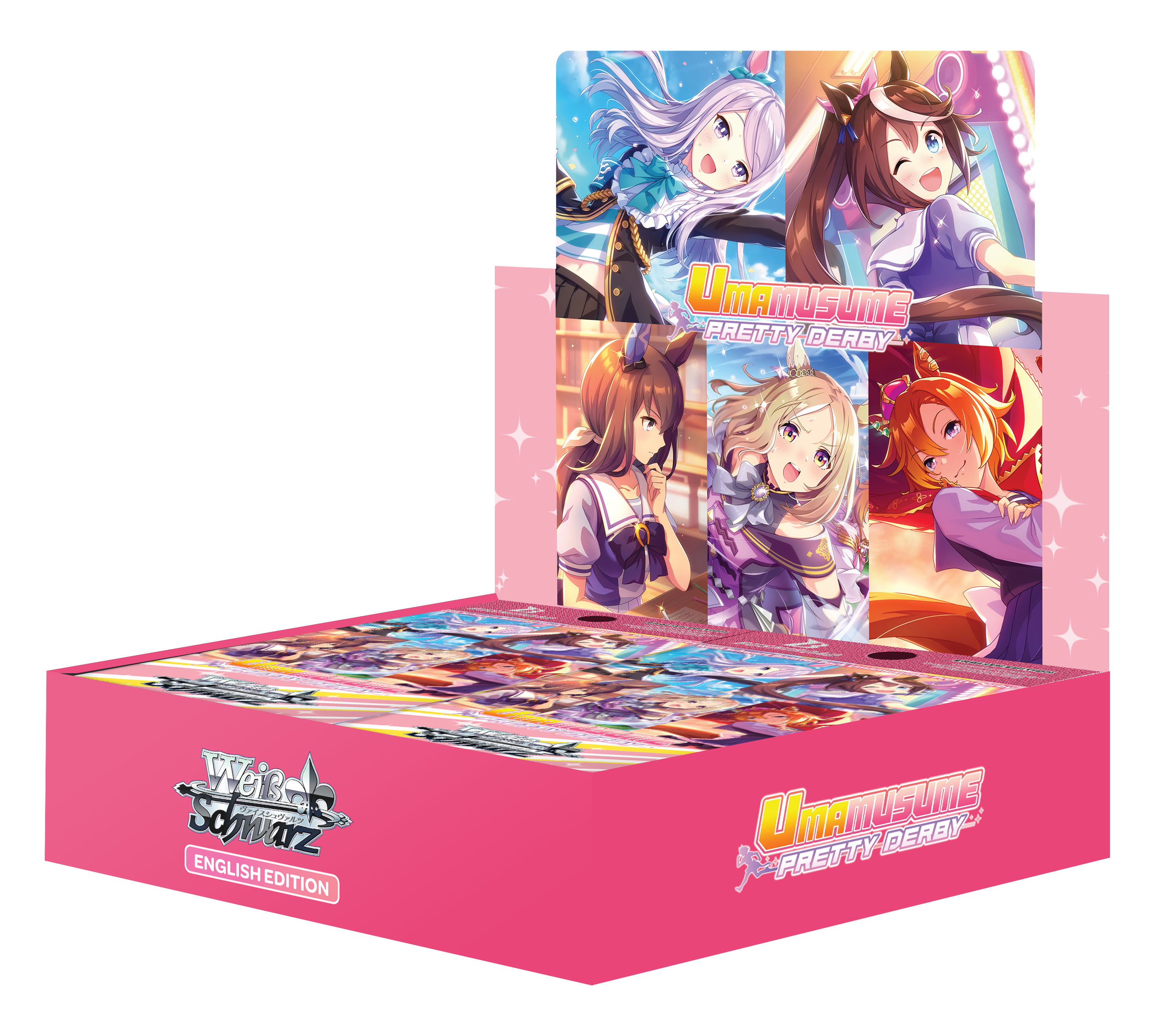 Weiß Schwarz CCG: Umamusume - Pretty Derby Booster Display (12) anime, kunst, anzeige, verpackung, kollektion