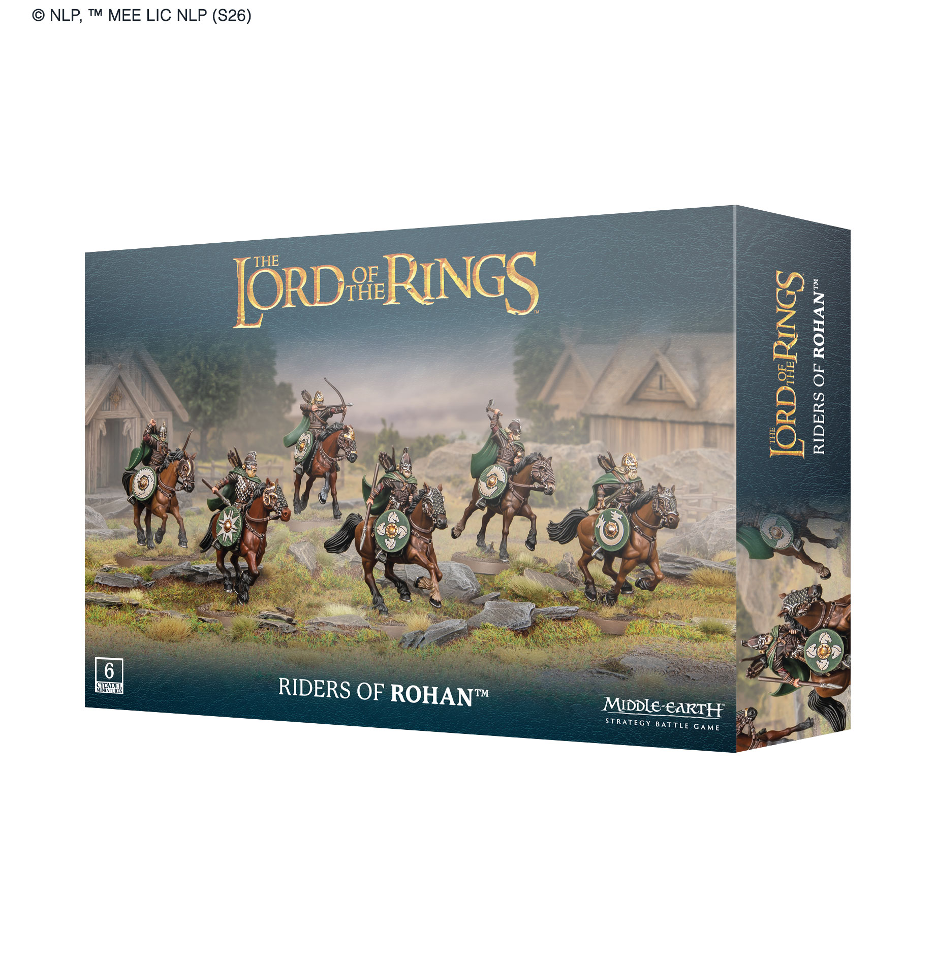 Herr der Ringe Tabletop: Riders of Rohan Riders, Rohan, Miniaturen, Tabletop, Brettspiel
