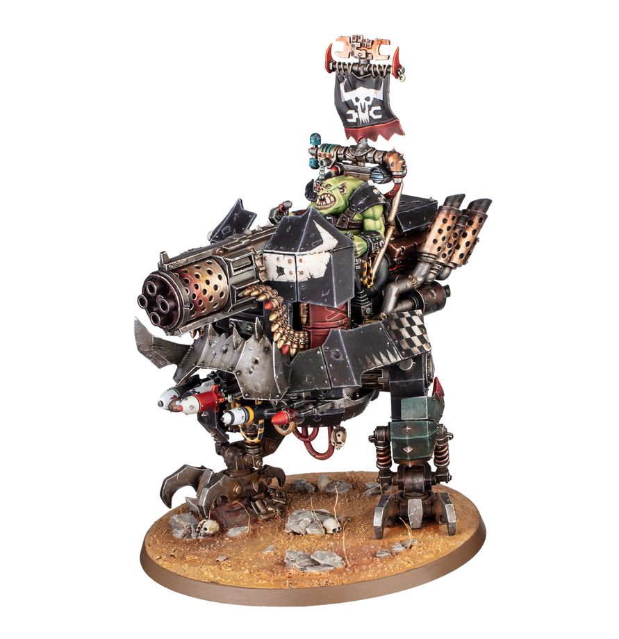 Ork, Mechanisch, Schütze, Rostiges Metall, Flammenwerfer