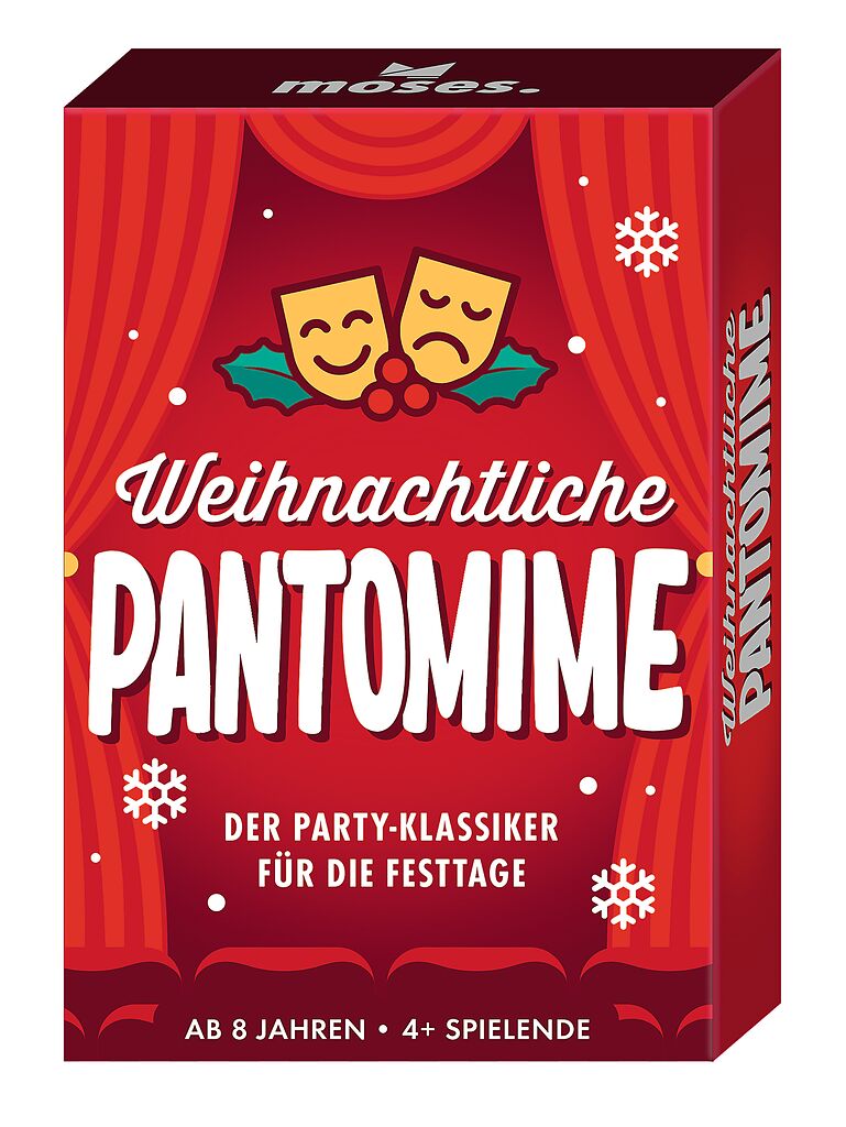 weihnachtsgeschenk, pantimime, partyspiel, kartenspiel, 8+ jahre