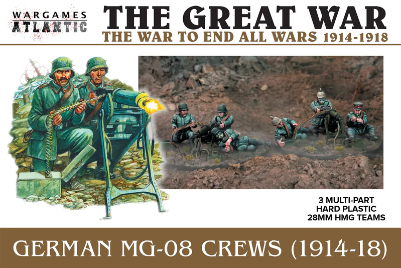 Wargames Atlantic: Great War - German MG-08 Crews (1914-18) Wargames Atlantic: Great War - German MG-08 Crews (1914-18)