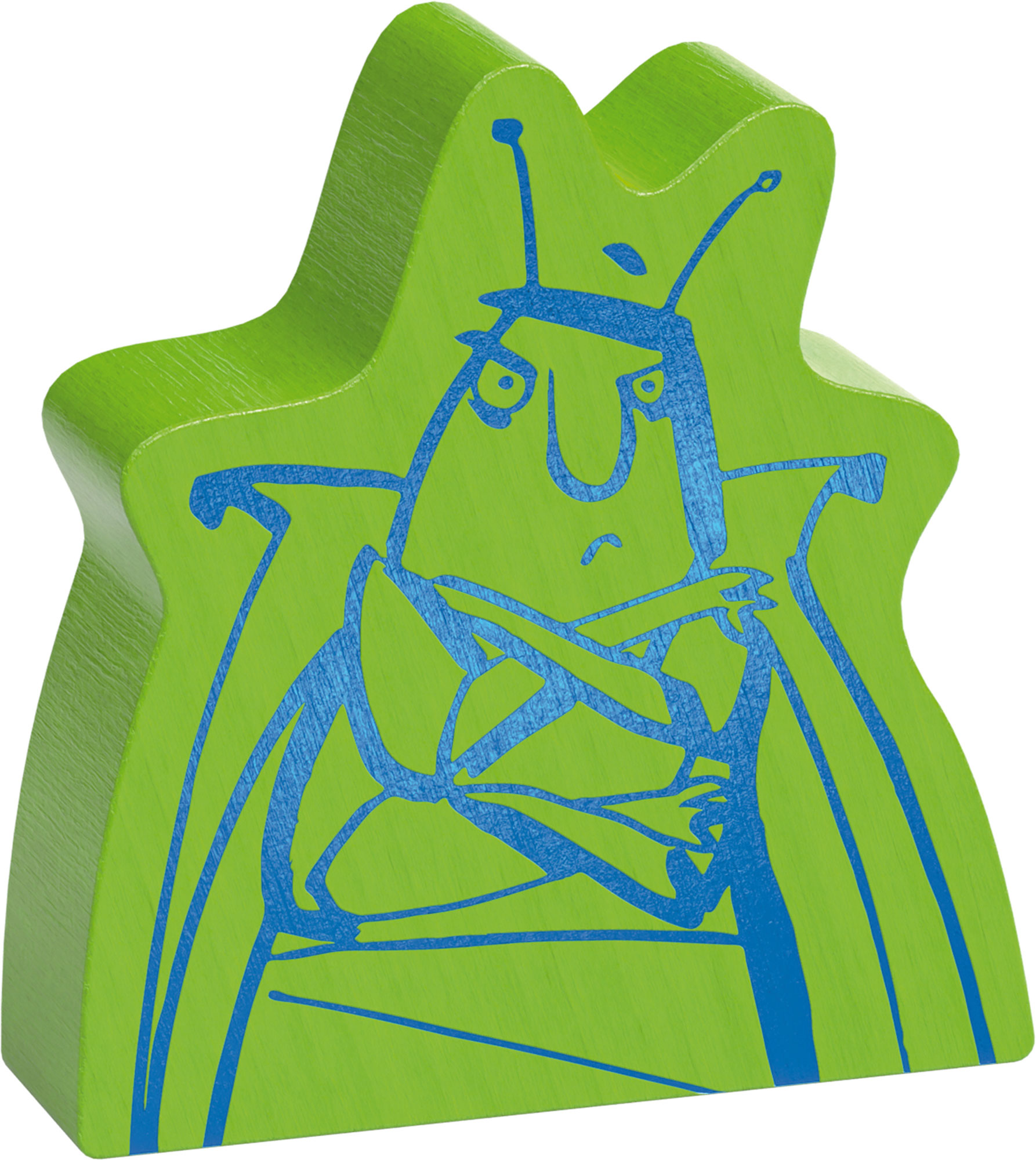 wooden, Stern, grün, Entspannungsfigur, Figur