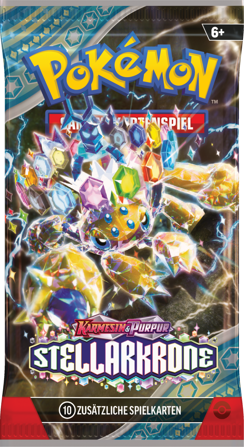 Pokémon CCG dt.: Karmesin & Purpur Stellarkrone Boosterpack (KP07)