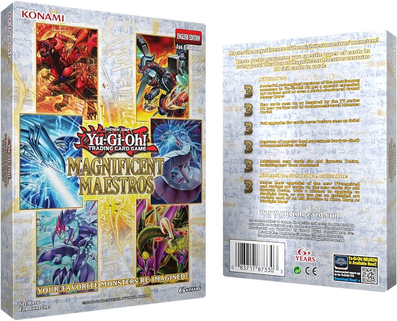 Yu-Gi-Oh, Magnificent Maestros, Trading Card Game, Deck Box, Englische Ausgabe