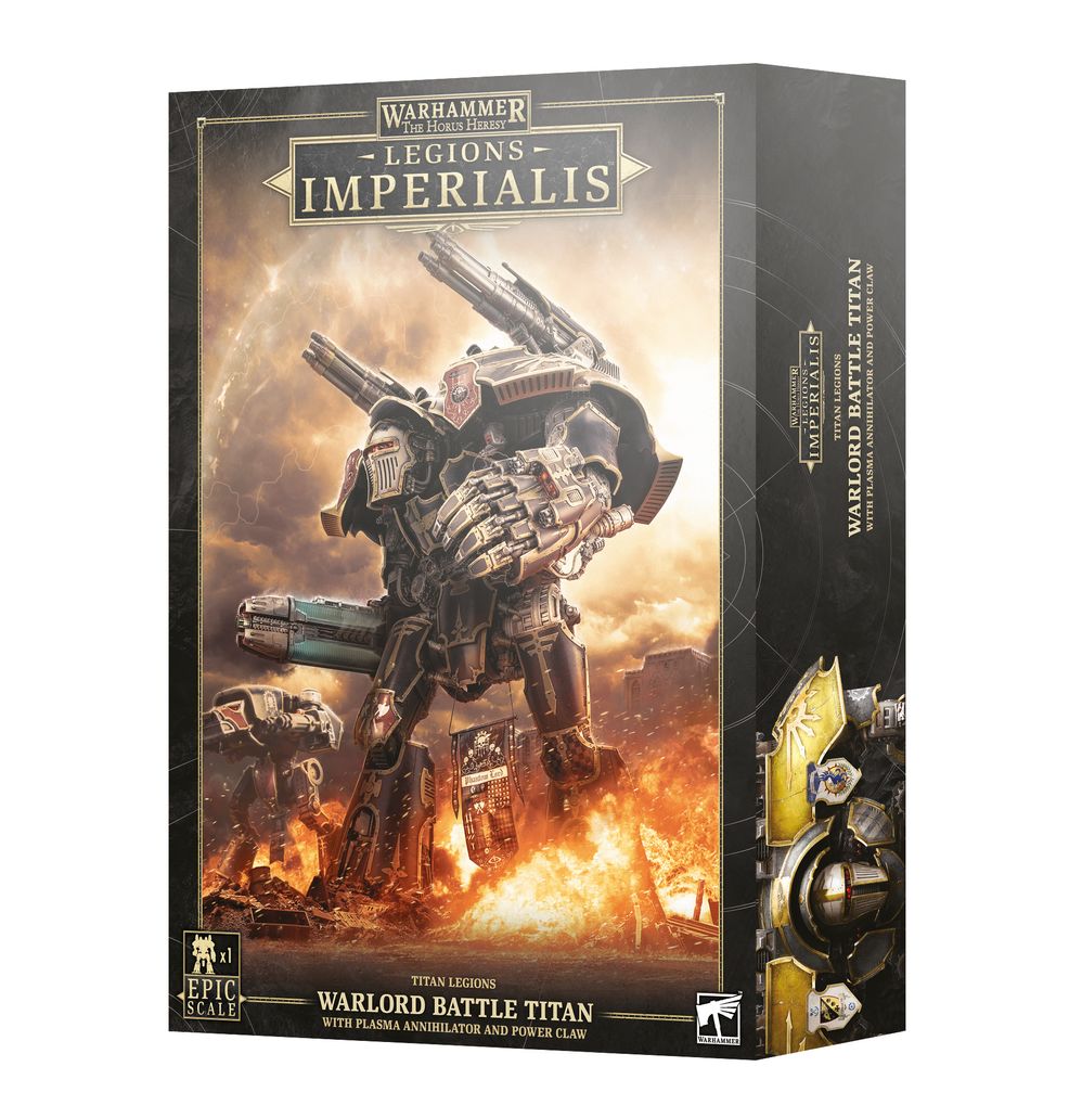 Legions Imperialis: Warlord Titan with Plasma Annihilator Legions Imperialis: Warlord Titan with Plasma Annihilator