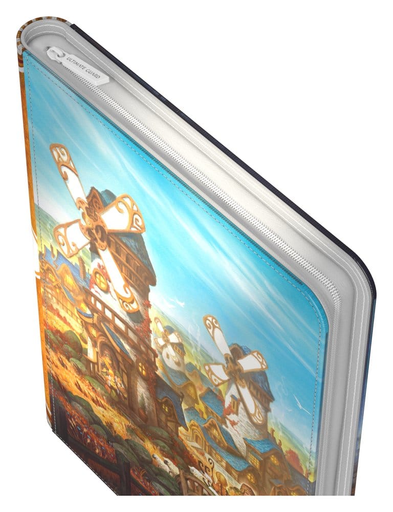 Ultimate Guard: Zipfolio 18-Pocket Xenoskin 360 - Magic: Lorwyn Eclipsed - Plains wallet, Reißverschluss, Illustration, Landschaft, Windmühle