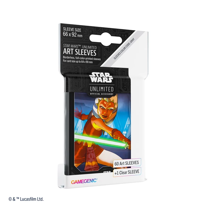 Star Wars Unlimited CCG: Supply - Art Sleeves Ahsoka Tano Star Wars Unlimited CCG: Supply - Art Sleeves Ahsoka Tano