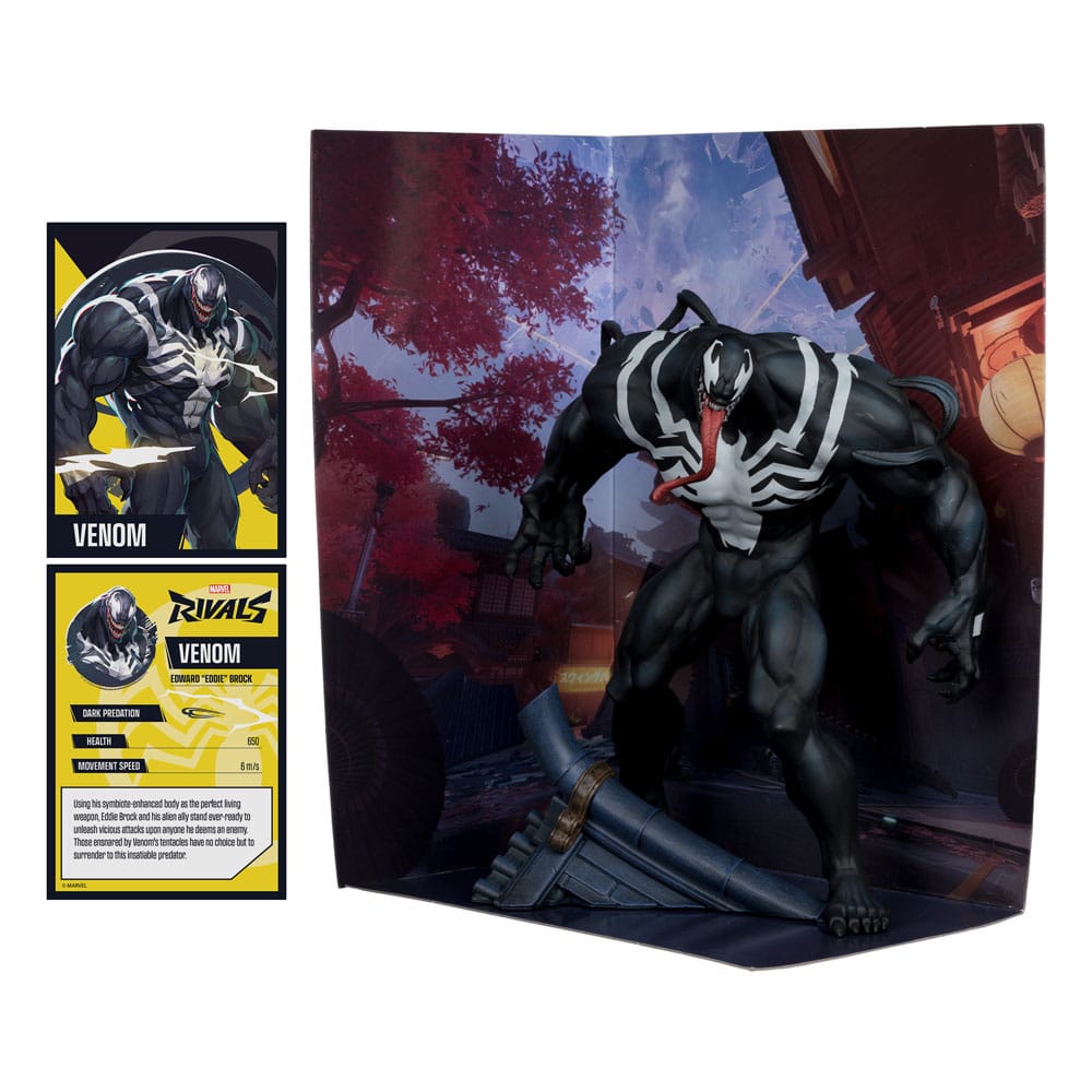 Marvel Collection: Statue Venom (Marvel Rivals #1) 1/6 19cm Venom, Action-Figur, Rivals, Schwarze Anzug, Weiße Spinne