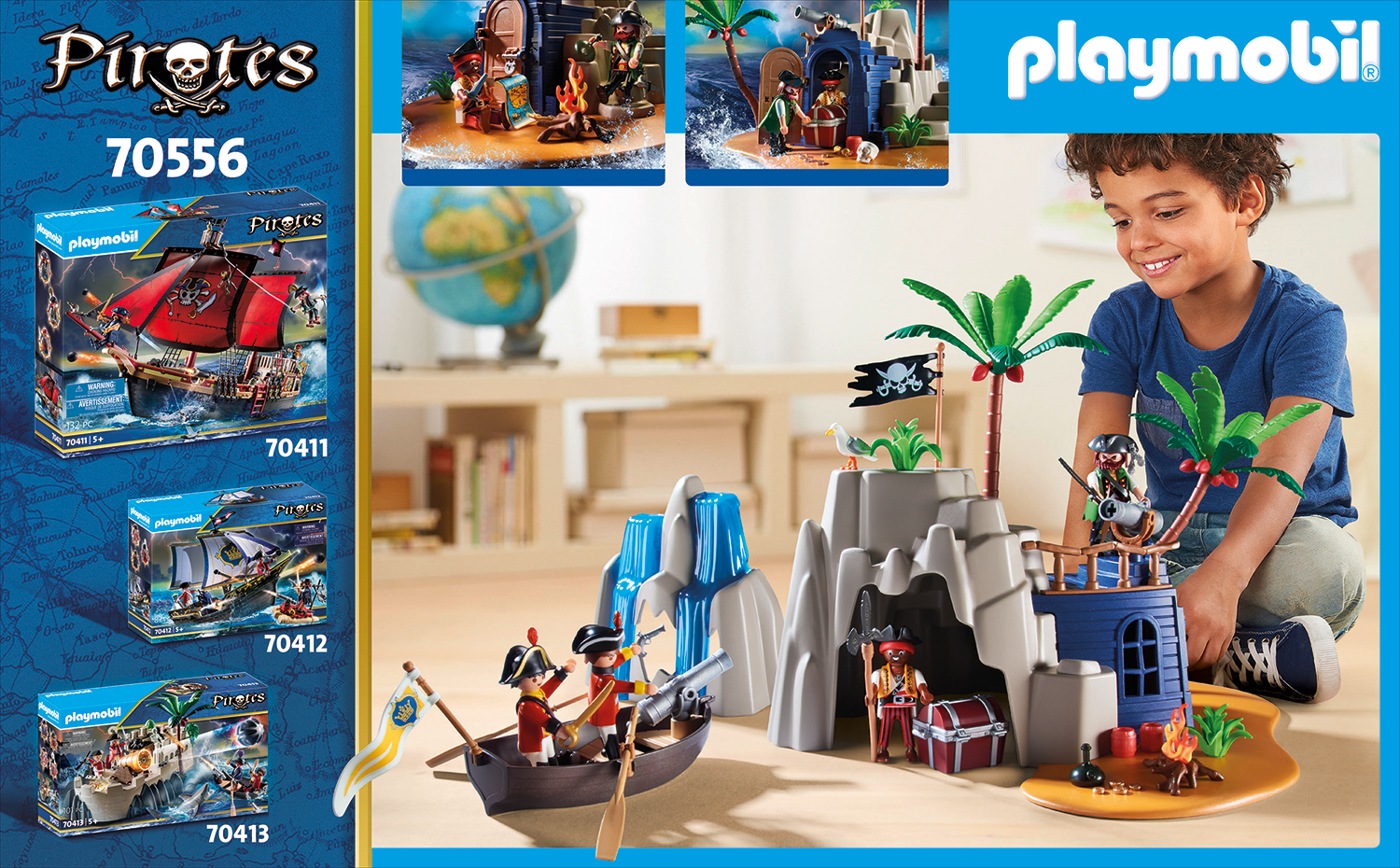 Playmobil: Pirates - Pirateninsel mit Schatzversteck Playmobil: Pirates - Pirateninsel mit Schatzversteck