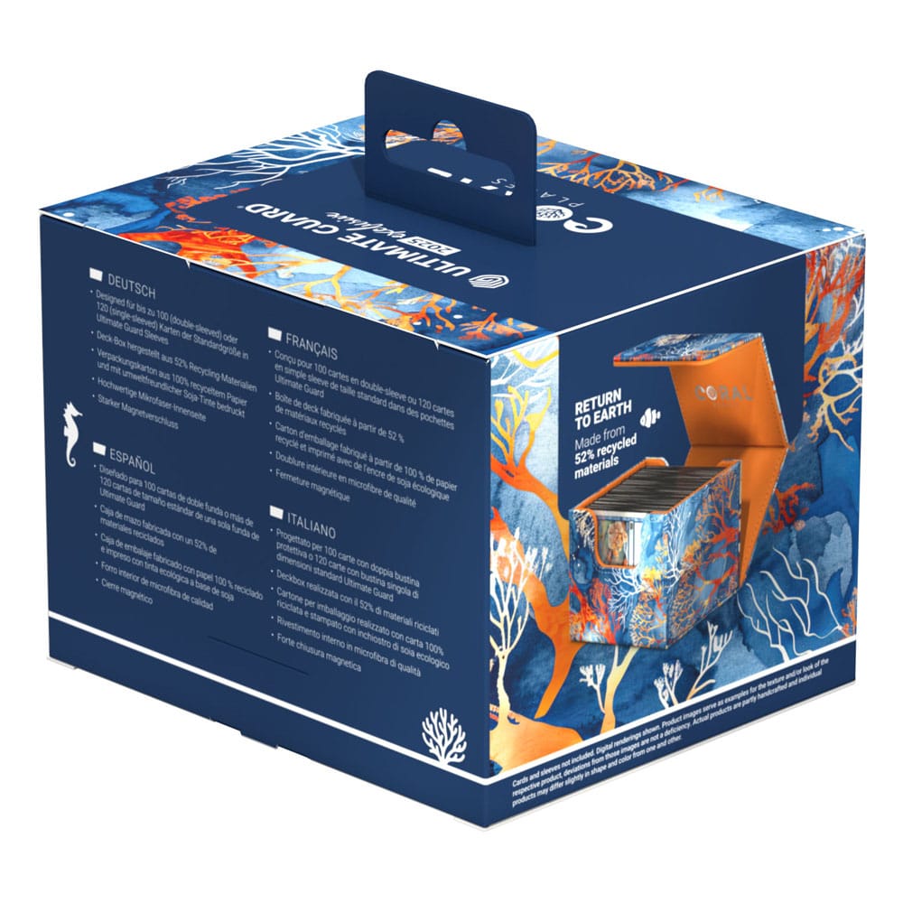 Ultimate Guard: Deckbox SideWinder 100+ Xenoskin Coral Places - Fiery Reef Ultimate Guard: Deckbox SideWinder 100+ Xenoskin Coral Places - Fiery Reef