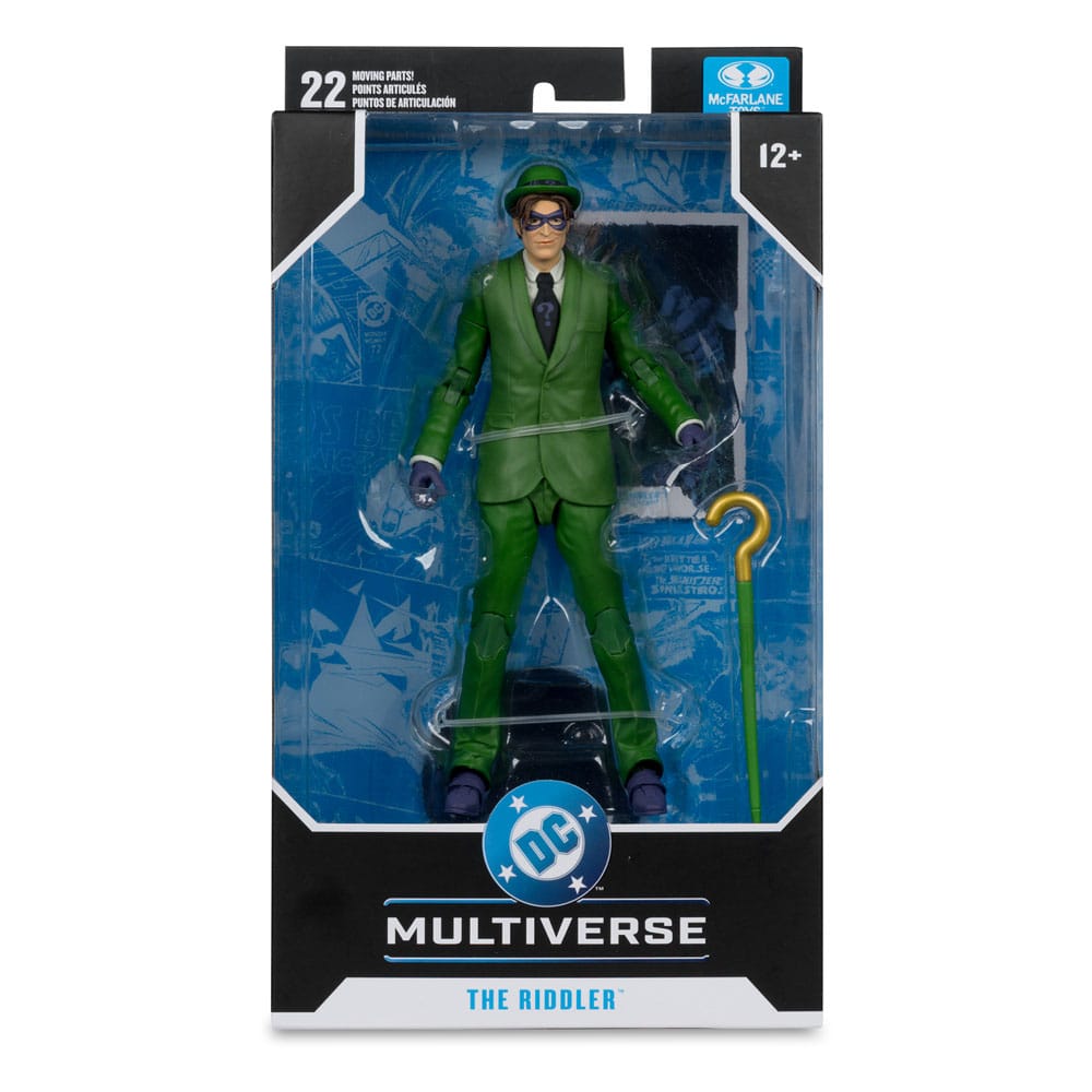 DC Multiverse AF: The Riddler (Batman: Hush) 18cm Mantel, Erwachsener, Männlich, Mann, Person