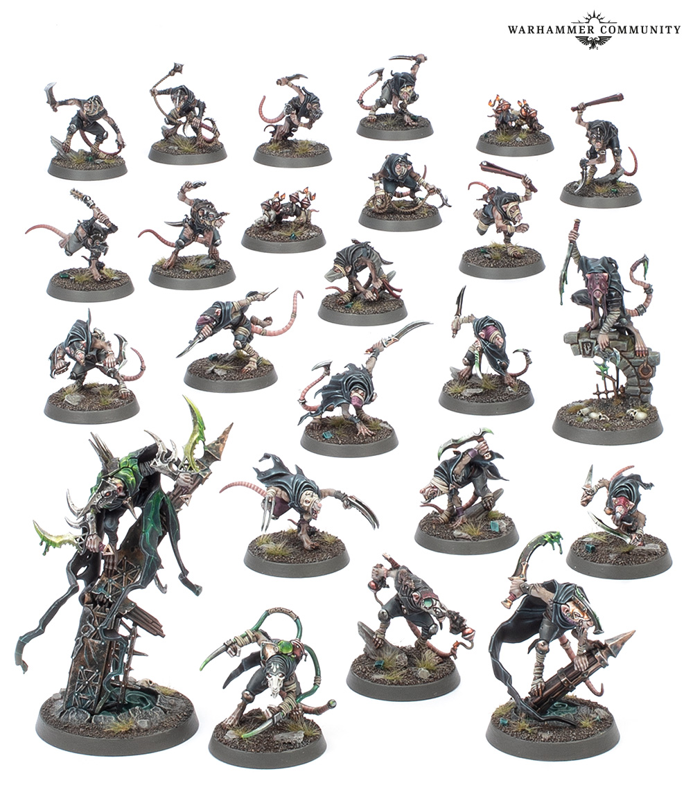 Age of Sigmar: Spearhead - City of Ash dt. zombie, Miniatur, Skaven, Warhammer, Figuren, figuren, miniaturen, ghouls, warhammer, modelle