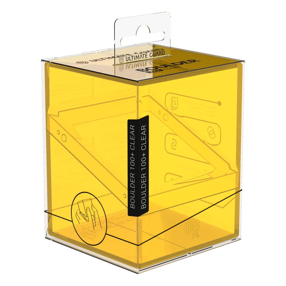 Ultimate Guard: Deckbox Boulder 100+ Clear Amber (gelb) Ultimate Guard: Deckbox Boulder 100+ Clear Amber (gelb)