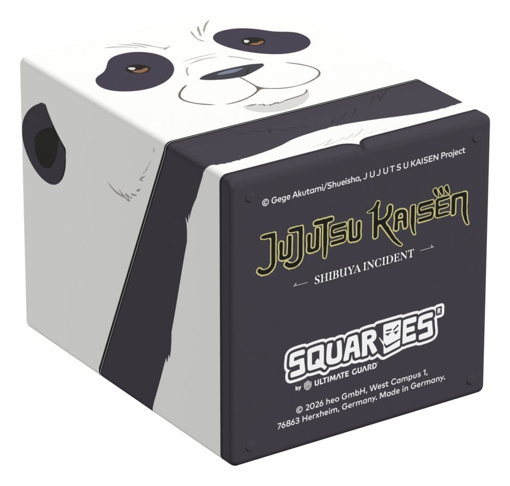 Ultimate Guard: Deckbox Squaroes Jujutsu Kaisen - Panda (JJK006) box, Würfel, Spielzeug, quadratisch, Cartoon