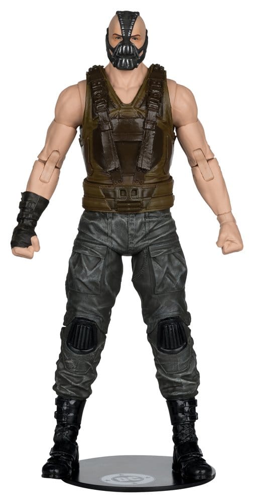 DC Multiverse AF: Bane (Dark Knight Rises) Deluxe Theatrical Edition 19cm Aktionsfigur, Maske, Taktische Weste, Stiefel, Knieschoner