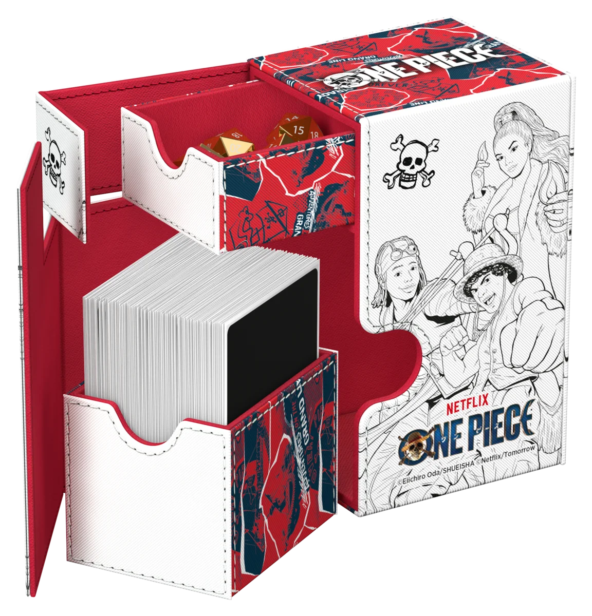 box, Kartenset, Würfel, One Piece, Kunst, Rot, Weiß, Sammlerstück