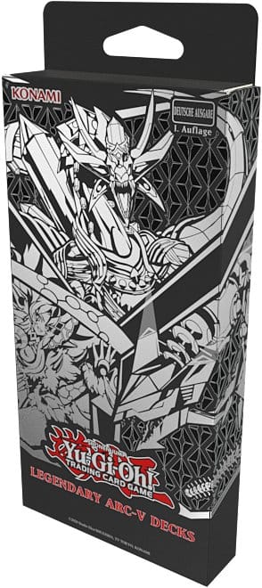 Yu-Gi-Oh! CCG dt.: Legendary Arc-V Decks Yu-Gi-Oh, Trading Card, Deck Box, A4 Größe, Limitierte Ausgabe