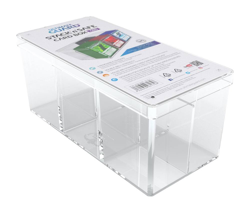 Ultimate Guard: Card Box Stack'n'Safe 480 Stiftbox, Stapelbox, Kartenbox, Kartenhalter, Klarbox