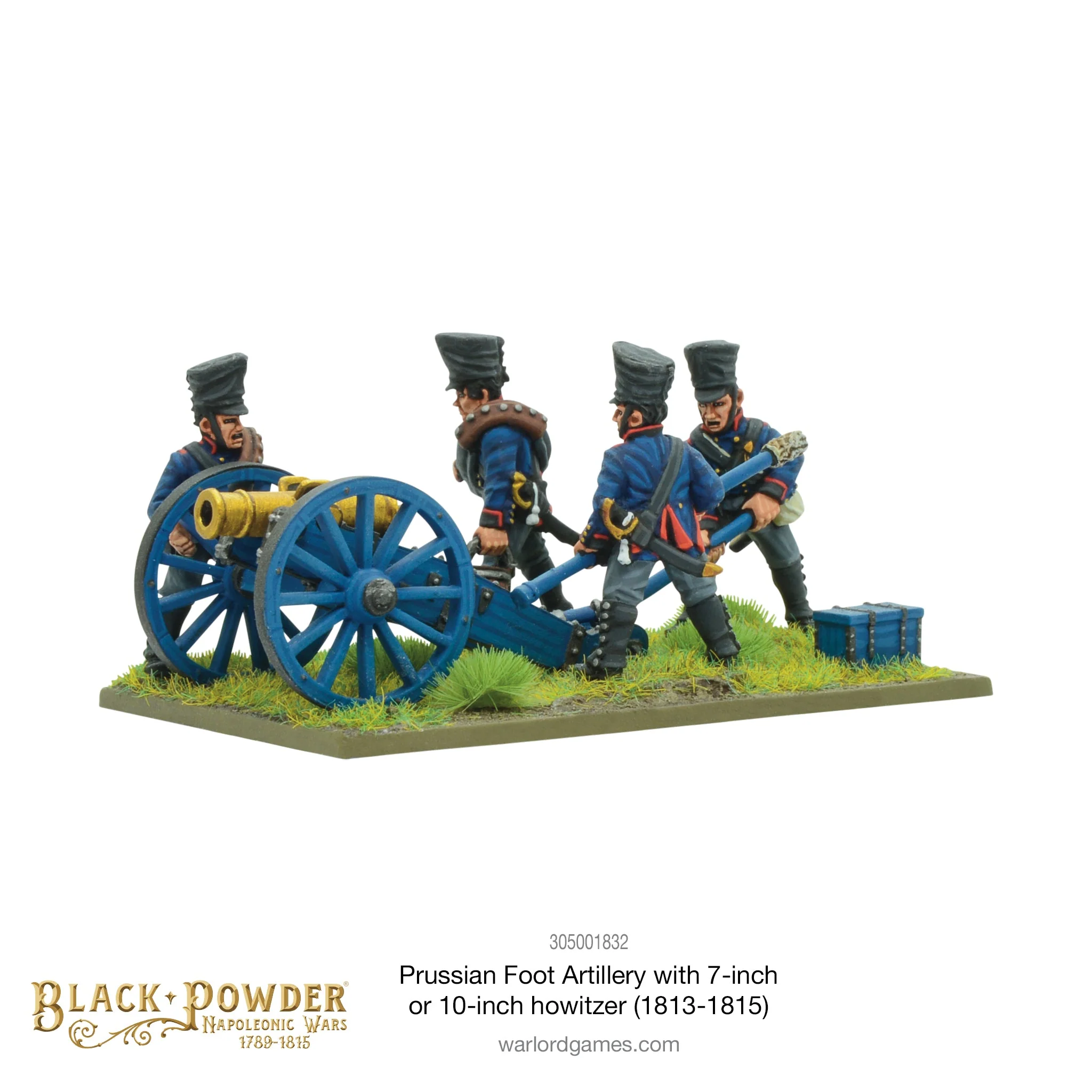 Black Powder: Napoleonic Prussian Foot Artillery with 7 or 10 inch howitzer (1813-1815) Black Powder: Napoleonic Prussian Foot Artillery with 7 or 10 inch howitzer (1813-1815)